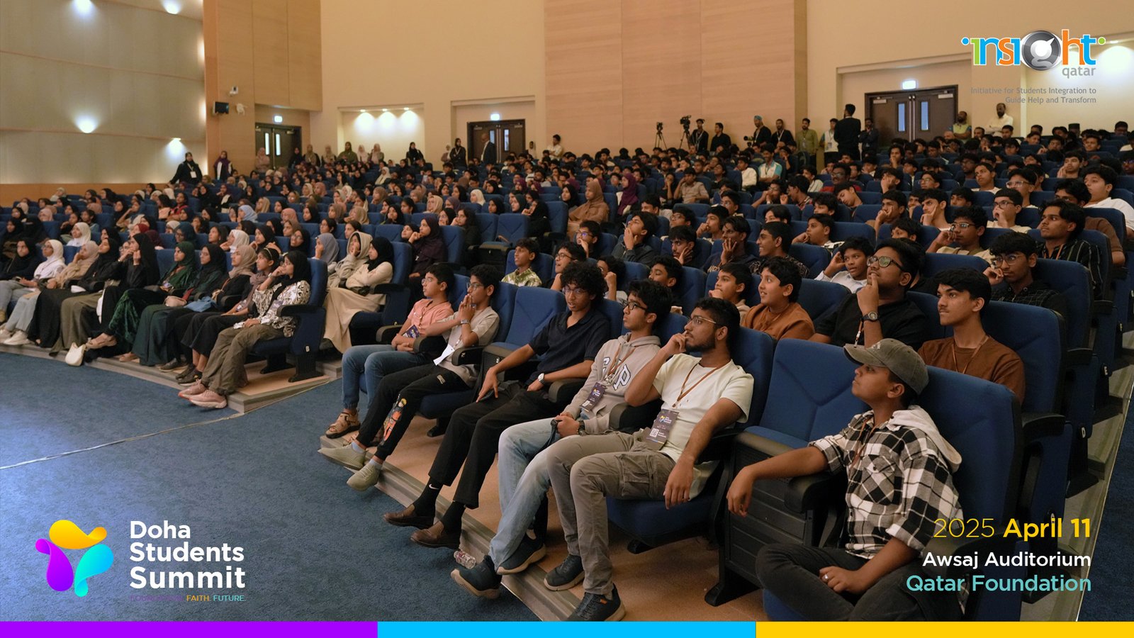 Packed auditorium audience