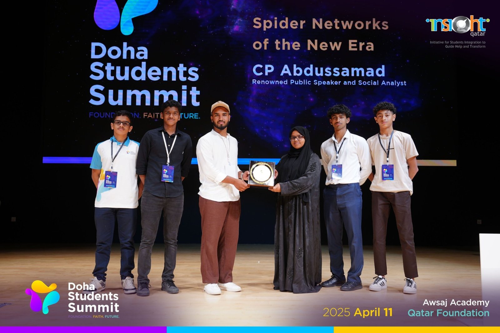 Award presentation to CP Abdussamad