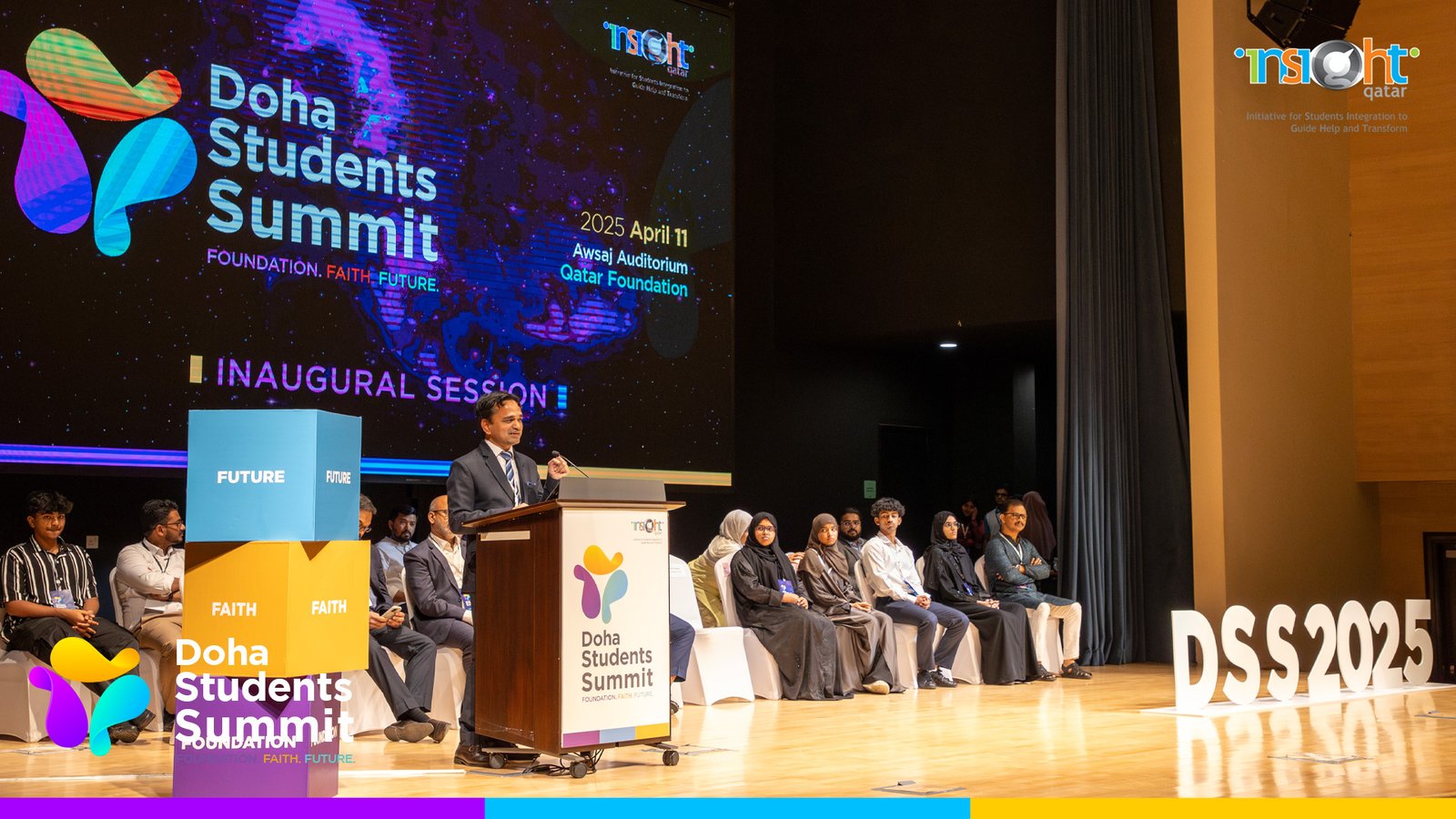 Speaker at the DSS 2025 podium